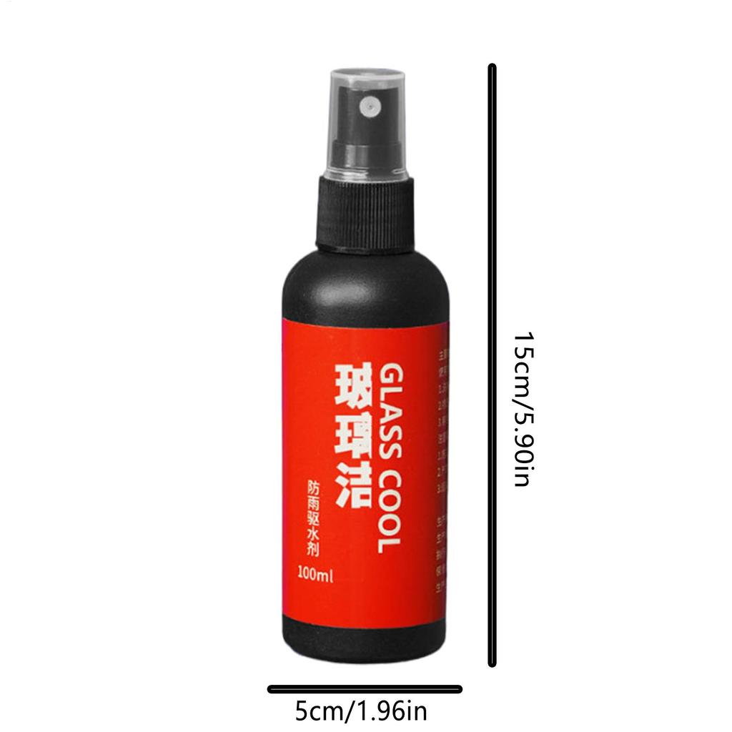 100ml Glass Coating for Windshield Auto Rain Agent Spray Windshield Cleaner Anti Fog Agent for Vehicle Home Swimming Goggles