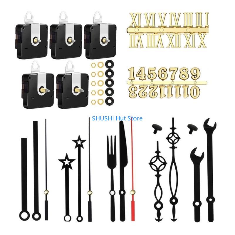 DIY Quartzs Clock Movement Mechanism NonTicking DIY Wall Clock Mechanisms D57B