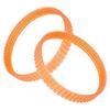 1Pcs Girth 218mm 238mm 255mm 268mm Drive Belt Power Tool Accessories Double Cog Style Electric Planer Parts Orange