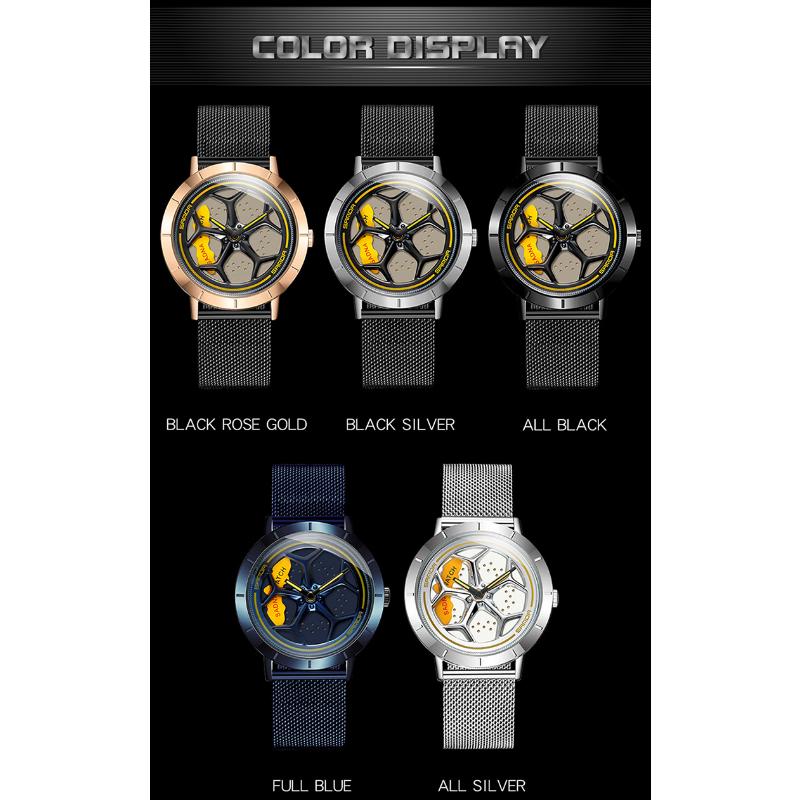 SANDA Ceas Bărbați Nou Ceas Rotativ Ceas Fashion Hollow Quartz