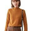 2026 Autumn/Winter Women's Knit Sweater, Half-High Collar Crochet Base Layer, Long Sleeve