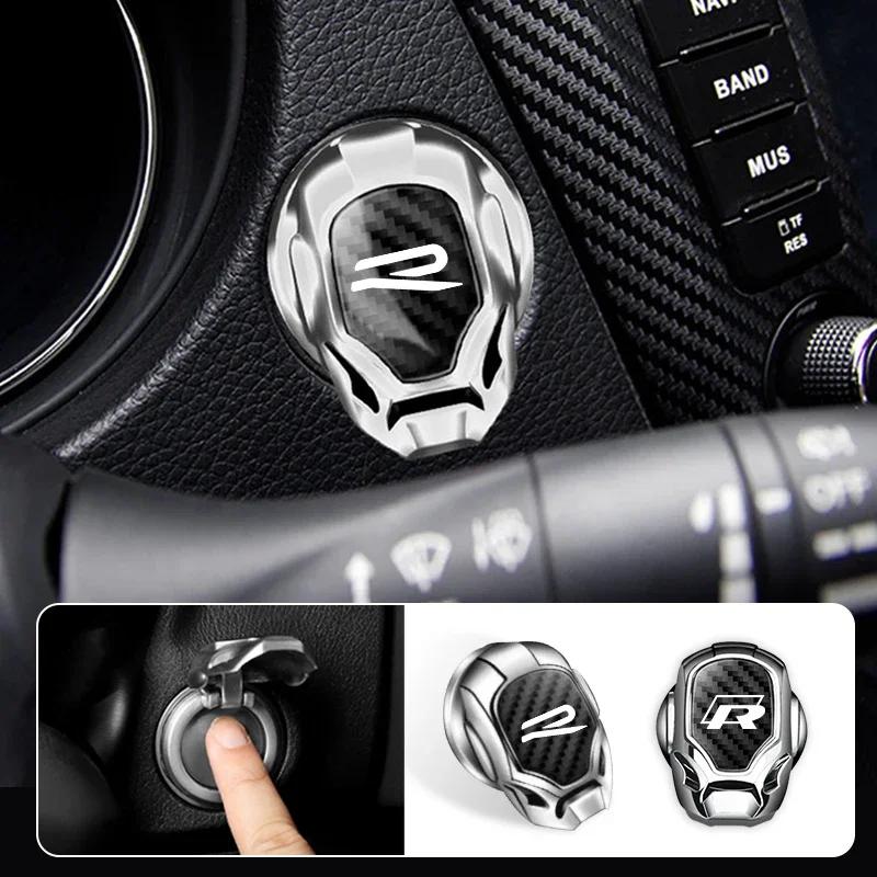 RFKNG1 Car Engine Start Stop Decorative Button Cover For VW GTI Polo Golf Passat Tiguan Arteon Touareg CC Taigo Caddy Jetta T-ROC Beet
