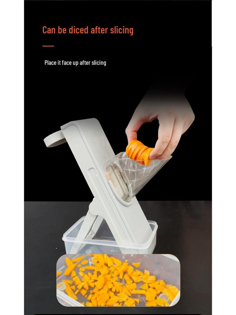 Multifunktionaler Gemüseschneider & Reibe - Kartoffel-Raspel- & Schneidewerkzeug