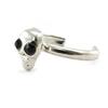 Les Trésors De Lily [J1102] - Black Silver 'Skull' Foot Ring