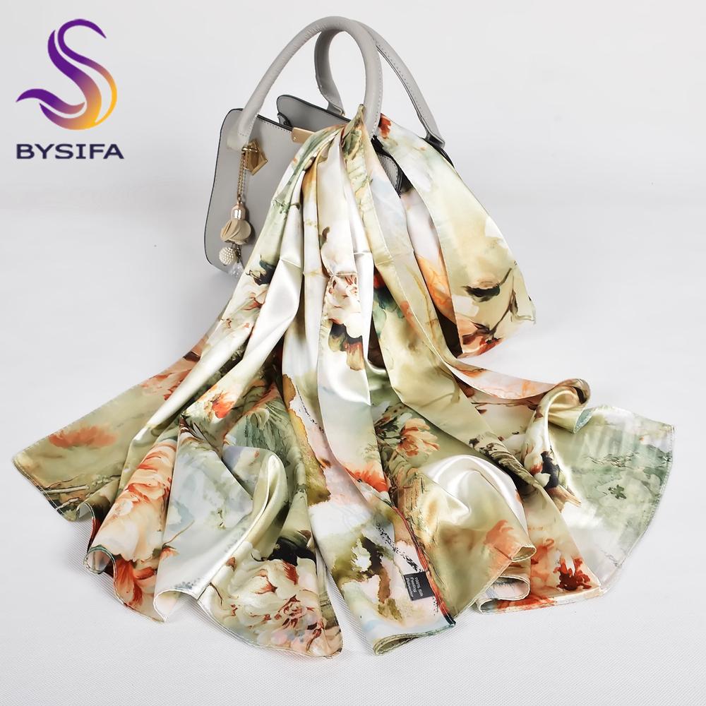 New Spring Fall Pink Rose Silk Scarf Shawl Printed Winter Fashion Women Neck Scarf  Floral Design Long Scarves Wraps  160*70cm