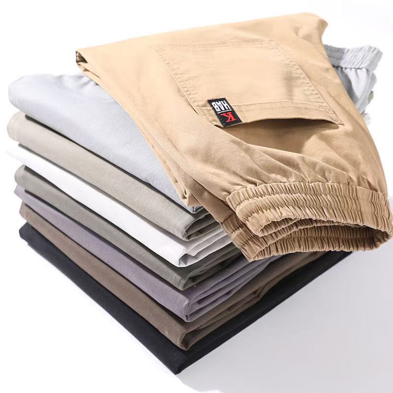 Summer Men's Workwear Harem Leggings Casual Pants New Loose Versatile Harem Sports Trousers Boys