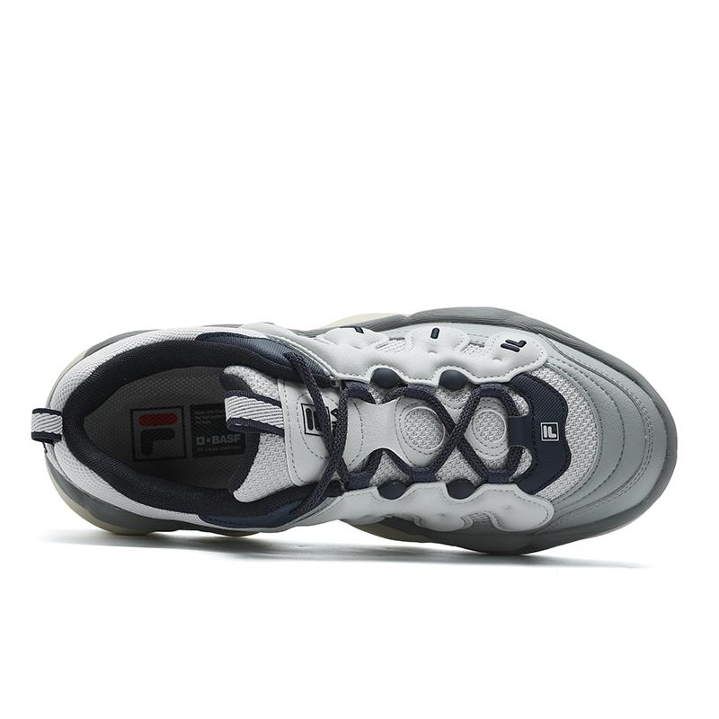 New FILA PEASE Low Top Casual Shoes Unisex Gray F12M441117FAL