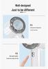 2026 Portable USB Ice Cooling Fan with Carabiner, Semiconductor Refrigeration, and High Wind Power