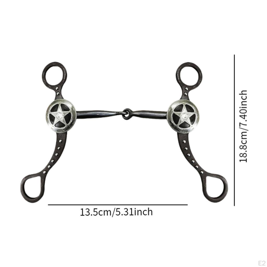 Horse Bit Stainless Steel Retro Sturdy for Accessory Professional Snaffle