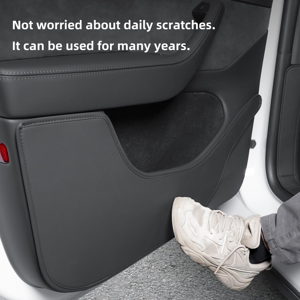 For Tesla Model Y Juniper 3 Highland YL Car Door Anti-Kick Pads Side Door Panel Protector Anti-Dirty Pad Car Interior Decoration