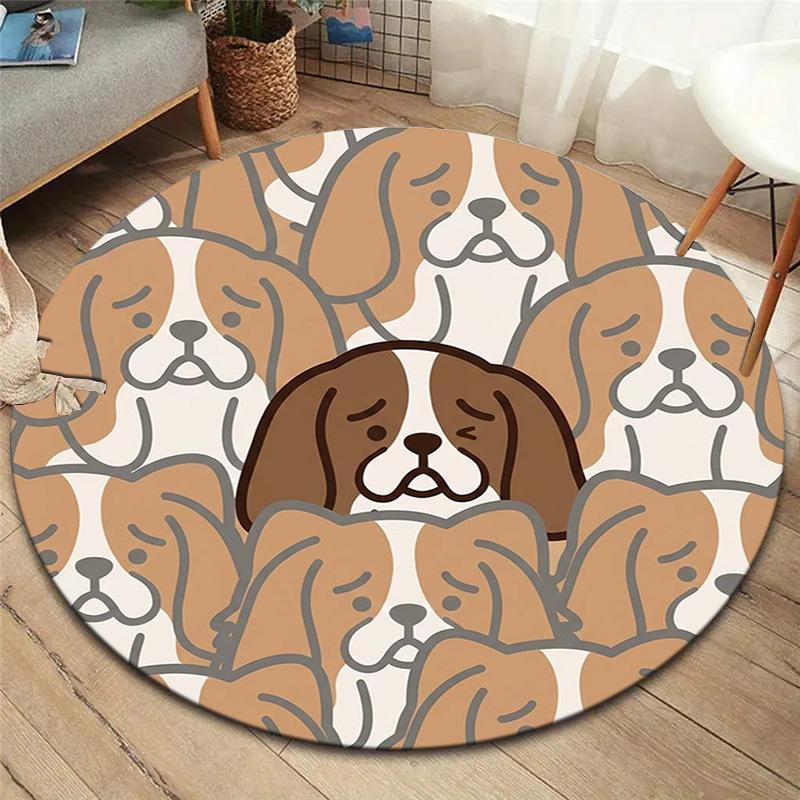 

1Pc Basset Hound Print Flannel Blanket, High quality Comfortable for All Seasons, Home Decor, Warmth and Comfort, Perfect for Christmas Gifts 80cmx80cm