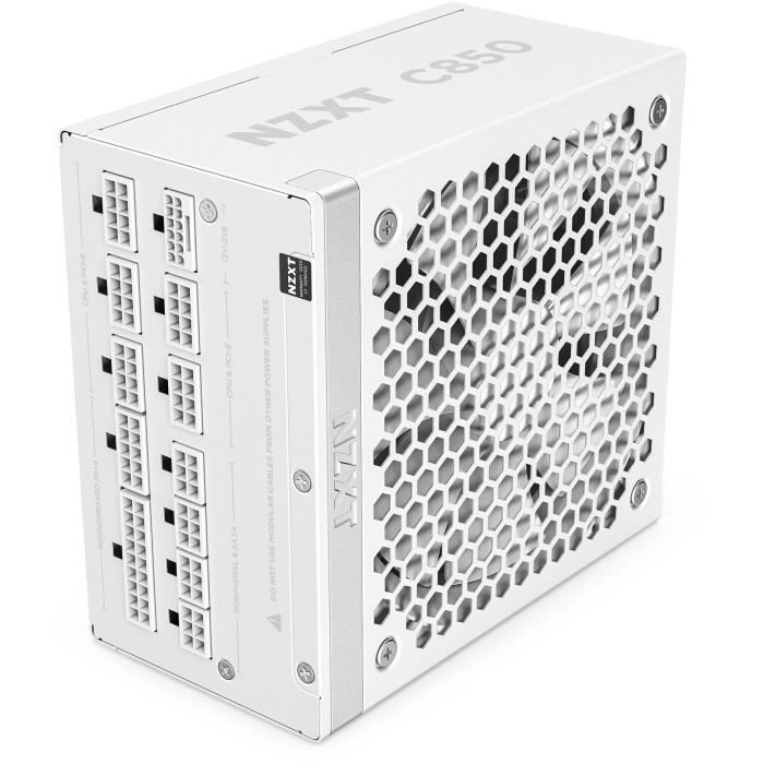 Alimentation - NZXT - PA-8G2BW-EU - 850W - Gold - ATX 3.1 - Blanc