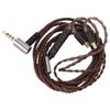 Headphone Upgrade Cable 3.5mm/A2DC Plug Earphone Replacement Cord with Mic Wire Control for CKS1100 