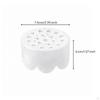 Floral Arrangement Support Rack Flexible Silicone Flower Arranger Transparent Vase Insert with Holes