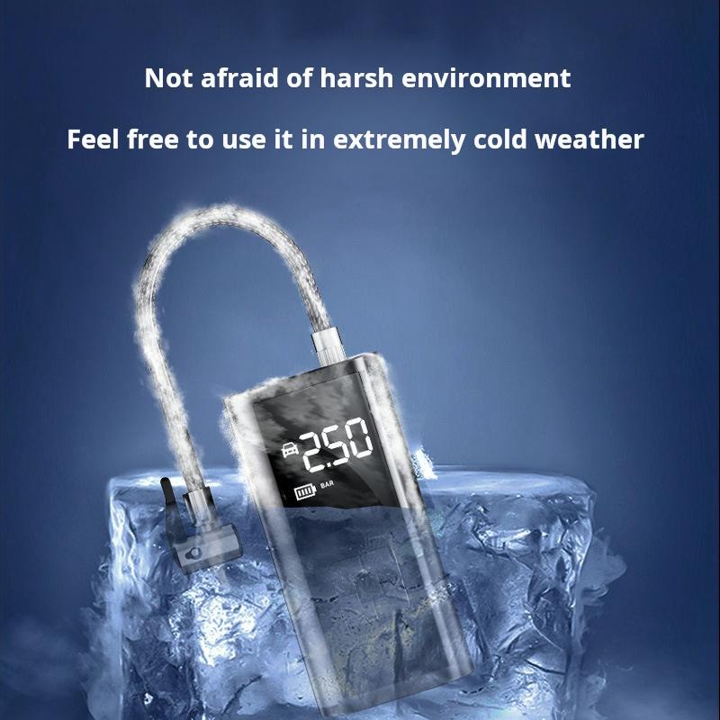 Automobile Compressor Tire Inflatable Locomotive Portable Air Compressor Pump Used Automobile Motorcycle Bicycle Inflatable Pump