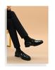 2024 Men's Fashion Shiny Leather Loafers - British Style Moccasins for Business and Casual Wear