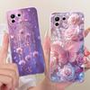 For Xiaomi Mi 11 Lite Case Luxury Flowers Butterfly Painted Cover Soft Silicone Case For Xiaomi Mi 11 Pro Mi11 Ultra Fundas Bags