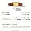 2pcs/set Square Couple's Watch PU Leather Strap Quartz Movement | Gifts for Men or Women | Valentine's Day Gifts