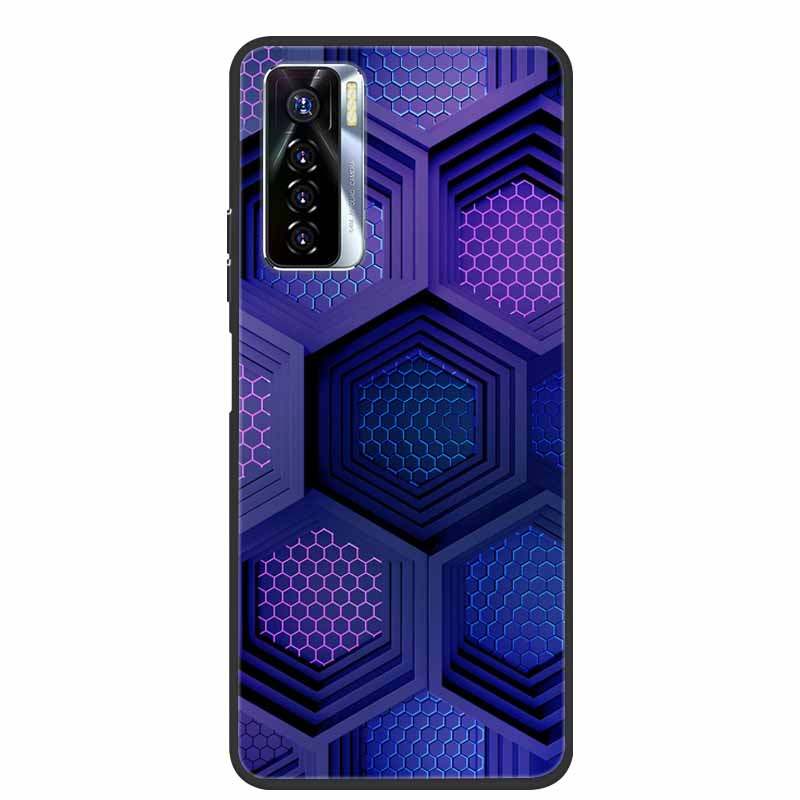 For Tecno Camon 17 Pro Cases 17P 17 Soft TPU Silicone Phone Cover for Tecno Camon 17P Back Cover Bumper Fundas Camon17 CG7n Capa
