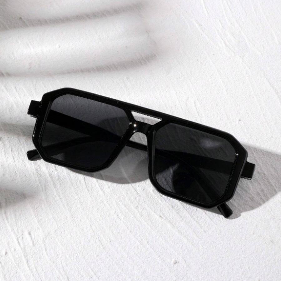 Women Fashion Square Frame Sunglasses Vintage Style Casual Outdoor Summer Beach Accessories Glasses Men