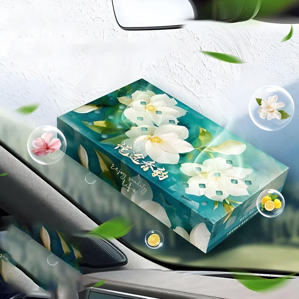 Multifunctional Car Solid Perfume Lasting Air Freshener Auto Collection Aromatherapy Car Decorative Ornaments Premium Fragr L8V4