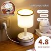 Compact Luxury Night Lamp for Bedroom - Modern Bedside Sleep and Breastfeeding Light
