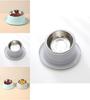 Colorful Macaron Tilted Ant-proof Cat Bowl Healthy And Slip-resistant Pet Dish