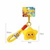 Stuffed Doll Stars Keychains Fluffy Couple Keychain Exquisite Star Plush Key Chain  Christmas Gift
