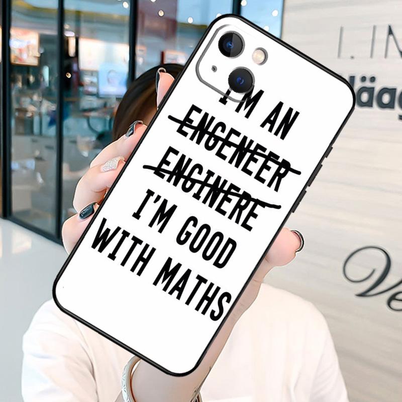 Physics Math Formula Equation Bumper Phone Case For iPhone 11 12 13 14 15 16 Pro X XR XS Max Plus Back Cover