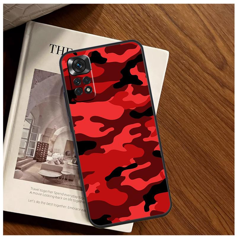 Army Camo Camouflage Case For Xiaomi Redmi Note 11 10 9 12 13 14 15 Pro Plus Cover For Redmi 15 C 10C 13C 12C 14C