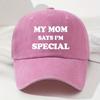 MY MOM Soft-Top Baseballkappe für Damen und Herren, Modische Outdoor-Hut, Lässige Hip-Hop-Kappe