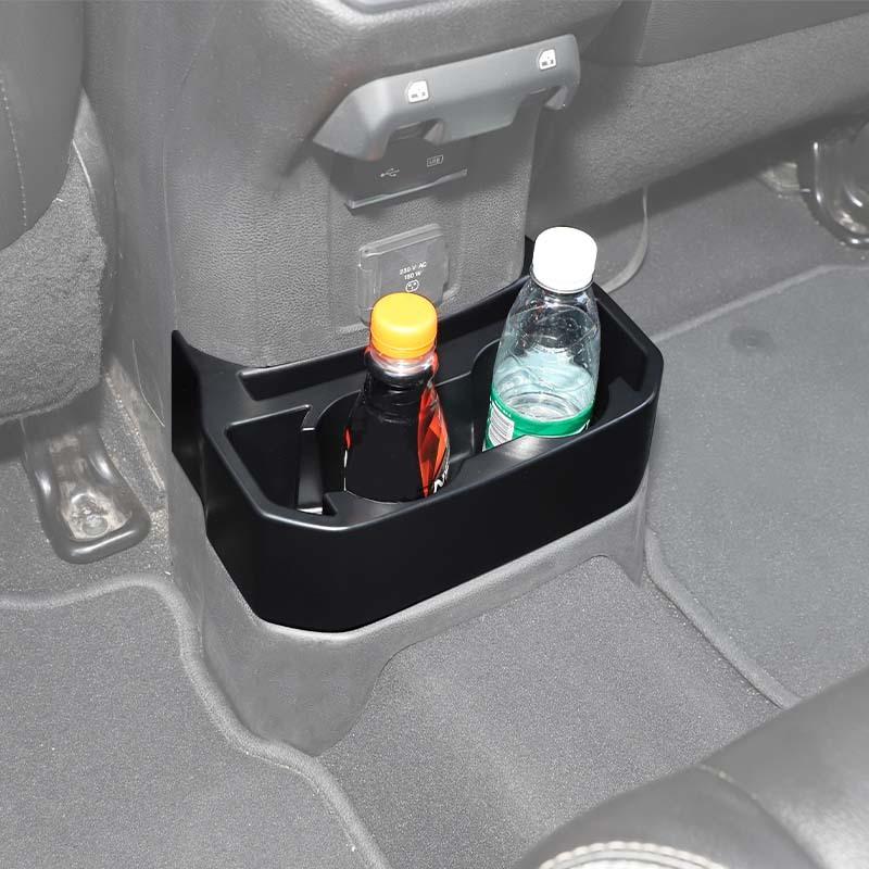 Rear Seat  Water Cup Holder Storage Box Organiser Container For Jeep Wrangler JL ,For JT Gladiator 2018 Up Car Interior Acessories