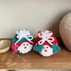 Exquisite Santa knitted bucket shoulder bags super cool pretty compact Christmas crossbody bags