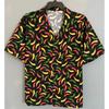 Chili Hawaiian, Mexican Culture Summer Beach Shirt Pepper Food Tacos Aloha, Cino De Mayo Button Down Short Sleeve Hawaii Shirt