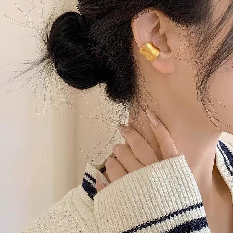 Mode Retro Damen Ohrklemme Ohrring Klassisch C-Form Trendige Earcuff Ohrringe Mädchen Geschenk Einfacher Täglicher Schmuck