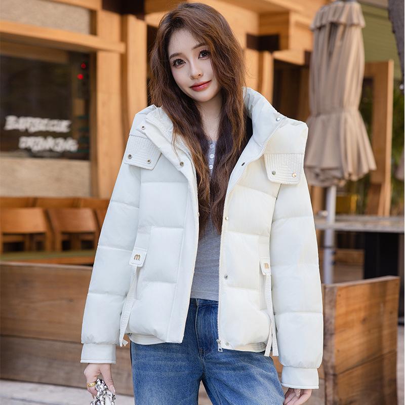 Hooded Cotton-padded Women's Winter New Fashion Cotton-padded Jacket Small Thickened Warm Cotton-padded Jacket Women's Clothing