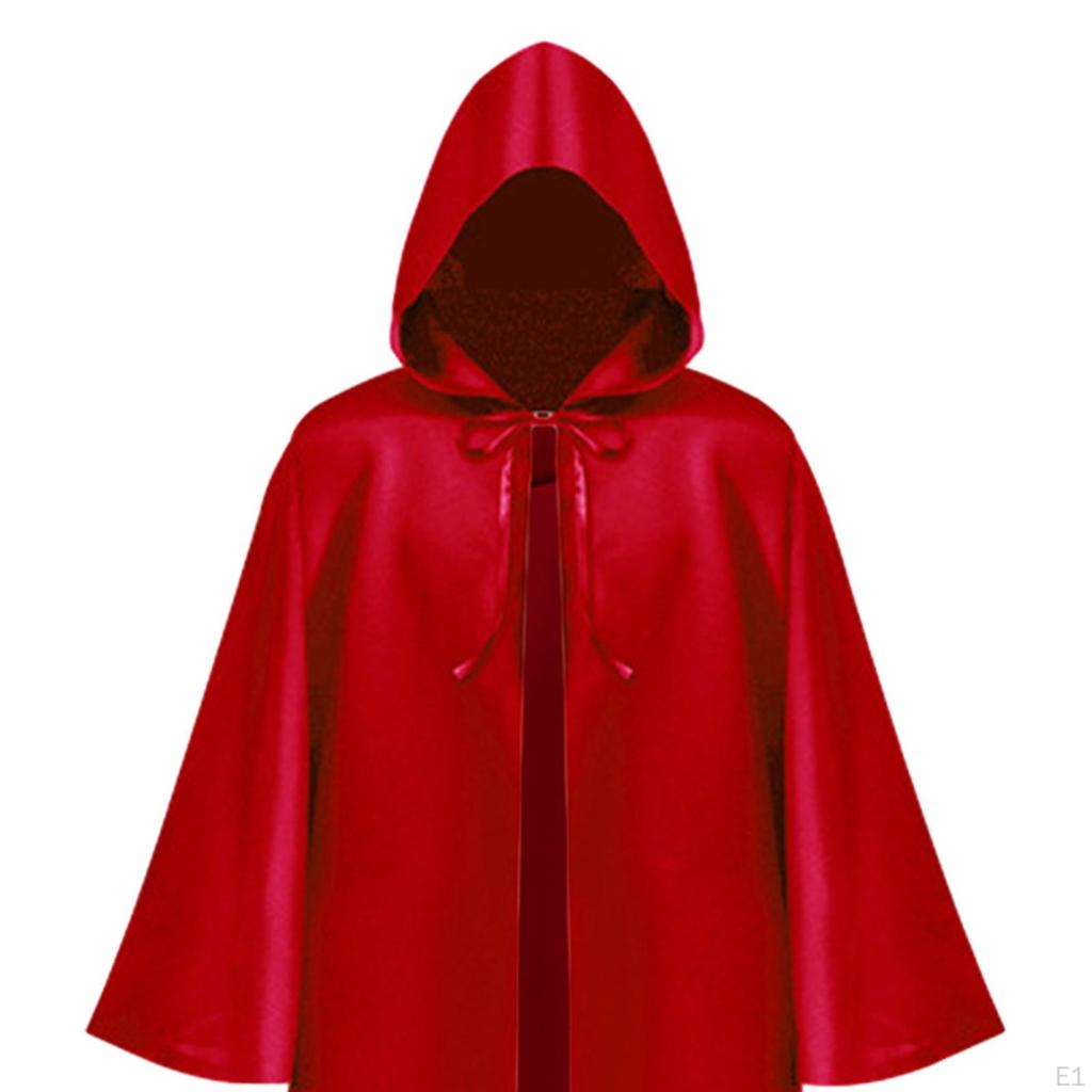 Halloween Cosplay Cape Cowl Death Robe Long Hooded for Easter Vintage Gathering Party
