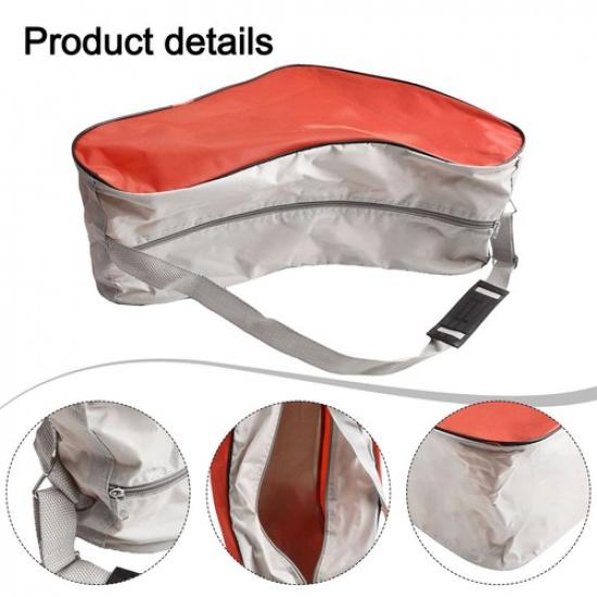 Spacious Ice Skate Bag with Comfortable Handle and Adjustable Shoulder Strap