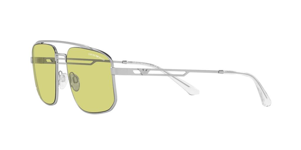 Sunglasses EA2139 MATTE SILVER Lens 57 [Emporio Armani] Frame/GREEN