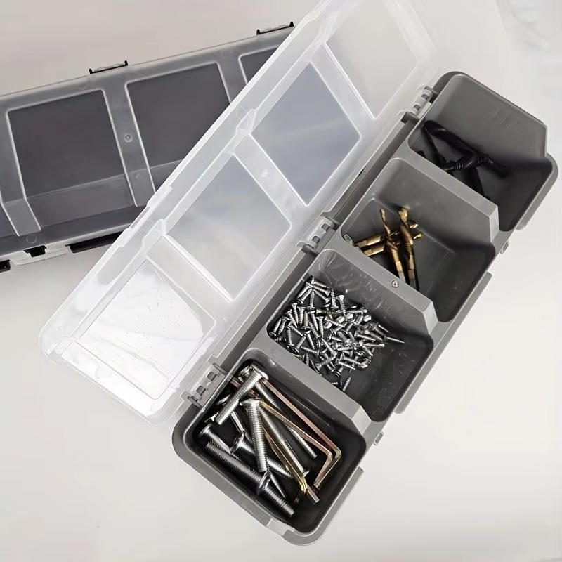 Heavy-Duty Plastic Parts Organizer Multi-Compartment Screw Storage Tidying Box for Jewelry Hardware Electronics Small Components