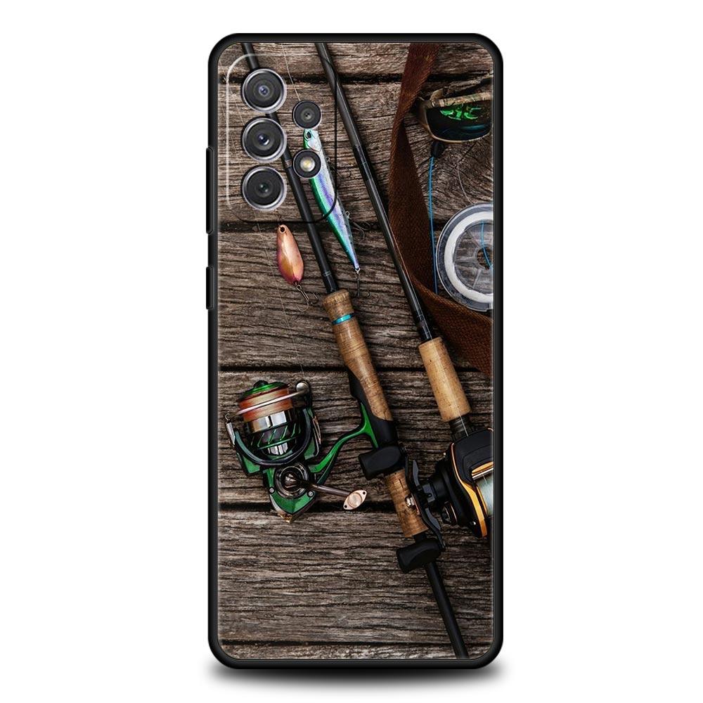 Phone Case For Samsung Galaxy A15 A13 A51 A71 A41 A31 A21S A03S A05 A35 A32 A55 A23 A25 A33 A53 A73 5G Cover Carp Fishing Fish