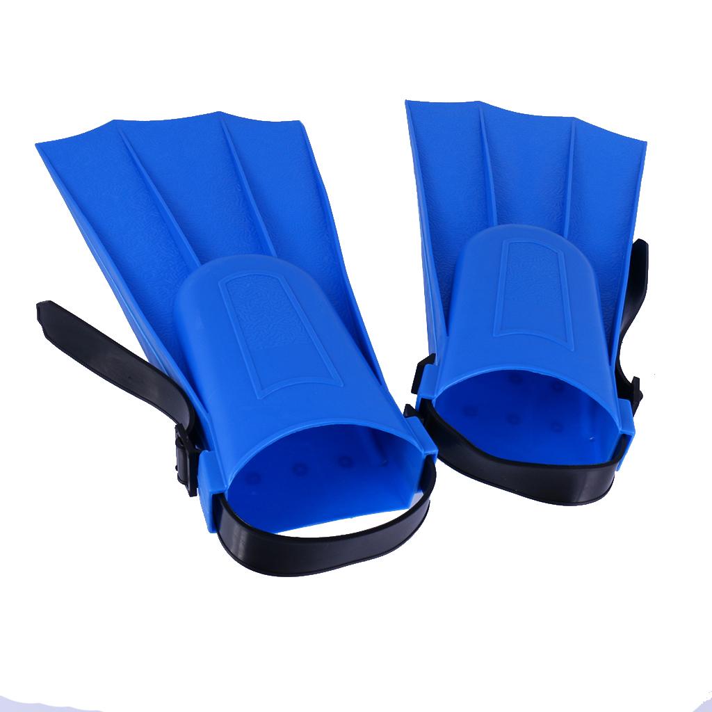 Rubber Swim Training Flippers for Men, Women , Short Swimming