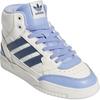 Adidas Originals Drop Step Se Synthetic Leather Elastic Lace Comfortable Versatile Non-Slip High-Top Kids Skate Shoes White Kids Skate Shoes IH2182