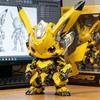 1PC Pikachu COS Bumblebee Mecha Pikachu Figure Pokémon Tide Play GK Model Peripheral Ornament Gift