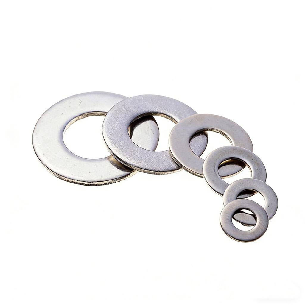 270PC Stainless Steel Gasket Set: M4-M12 Flat Washers