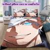 Jujutsu anime Character Soft and Comfortable Duvet Cover, Children's Bedding Set Gift, Extra Large Size, Various Sizes Available