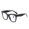 Anti-Blue Light Large Frame Reading Glasses for Women - European & American Style for Middle-Aged & Elderly