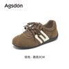 Red Dexun shoes new autumn thick baseplate shoes sports casual shoes ballet