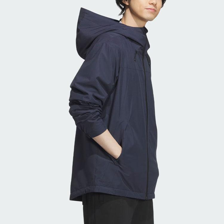 Adidas Woven Jacket With Reflective Stripes Men Jacket Legendary-Ink-Blue JF0963