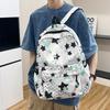 Schulrucksack für Studenten mit Sternenprint, Batik-Rucksack, große Kapazität, Graffiti-Campus-Rucksack